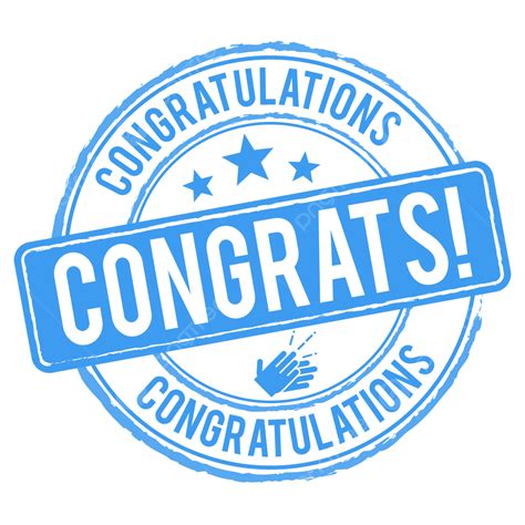 CONGRATS .